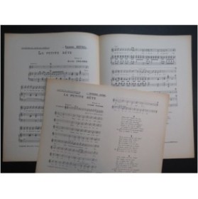 COLOMB André La Petite Bête Chant Piano ca1903