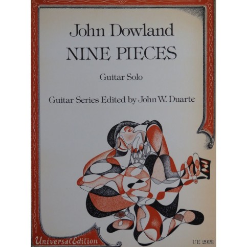 DOWLAND John Nine Pieces Guitare 1977