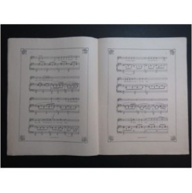 BORDES Charles Spleen Chant Piano 1914