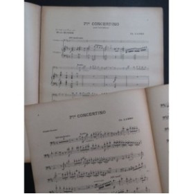 LABRO Charles Concertino No 7 Contrebasse Piano 1917