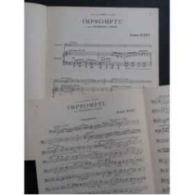 BIGOT Eugène Impromptu Piano Trombone