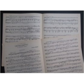 BIGOT Eugène Impromptu Piano Trombone
