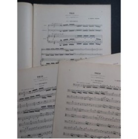 SAINT-SAËNS Camille Trio Septuor op 65 Piano Violon Violoncelle ca1900