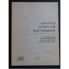 PEDERSON Tommy Advanced Etudes for Bass Trombone