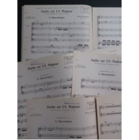 PURCELL Henry Suite en Ut Majeur Trompette Trombone Orgue 1979