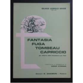WEISS Silvius Leopold Fantasia Fuga Tombeau Capriccio Guitare 1972