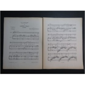 HERRMANN Rodolphe Amour Vrai Chant Piano ca1900