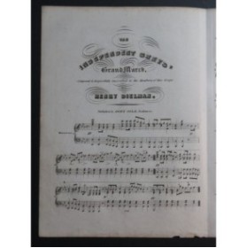 DIELMAN Henry The Independent Greys Piano XIXe siècle