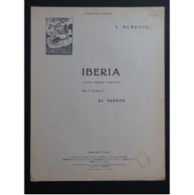 ALBENIZ Isaac Iberia Piano 1906