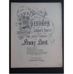 LISZT Franz Der Tanz in der Dorfschenke Mephisto Walzer Piano ca1865
