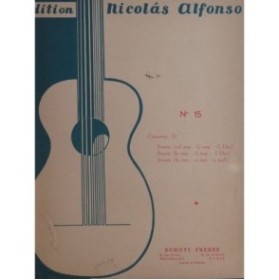 CIMAROSA Domenico Sonates pour Guitare 1964