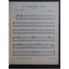 BÉNECH Louis Album No 2 6 Pièces pour Piano 1924