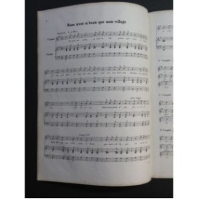 BÉRAT Frédéric 2 Pièces Chant Piano ca1830