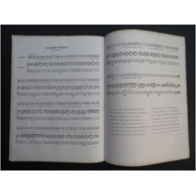 BÉRAT Frédéric 2 Pièces Chant Piano ca1830