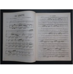 POTIER Henri La Linotte Chant Piano ca1860