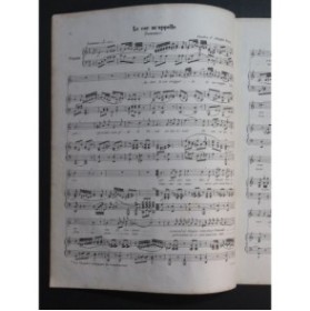 PANSERON Auguste 3 Pièces pour Chant Piano ca1830