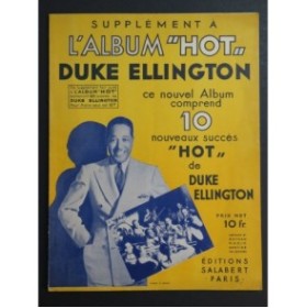 ELLINGTON Duke Album Hot Supplément Piano 1935