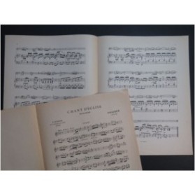 PHILIDOR Chant d'église Ego Dis Amicum Piano Violon 1924