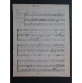 SACCHINI Antonio Air de Chimène Chant Piano ca1800