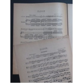 FAURÉ Gabriel Élégie op 24 Piano Violoncelle