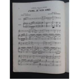 REICHARDT Alexandre J'aime Je suis aimé Chant Piano XIXe siècle