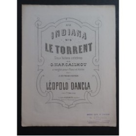 DANCLA Léopold Indiana Marcailhou Piano Violon ca1869