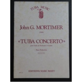 MORTIMER John Glenesk Tuba Concerto Piano Tuba 1990