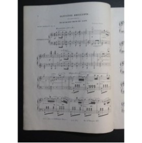 ROSELLEN Henri Fantaisie sur Richard Coeur de Lion Piano ca1850