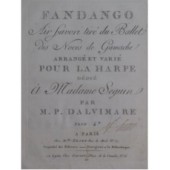 D'ALVIMARE Martin Pierre Fandango Harpe ca1800