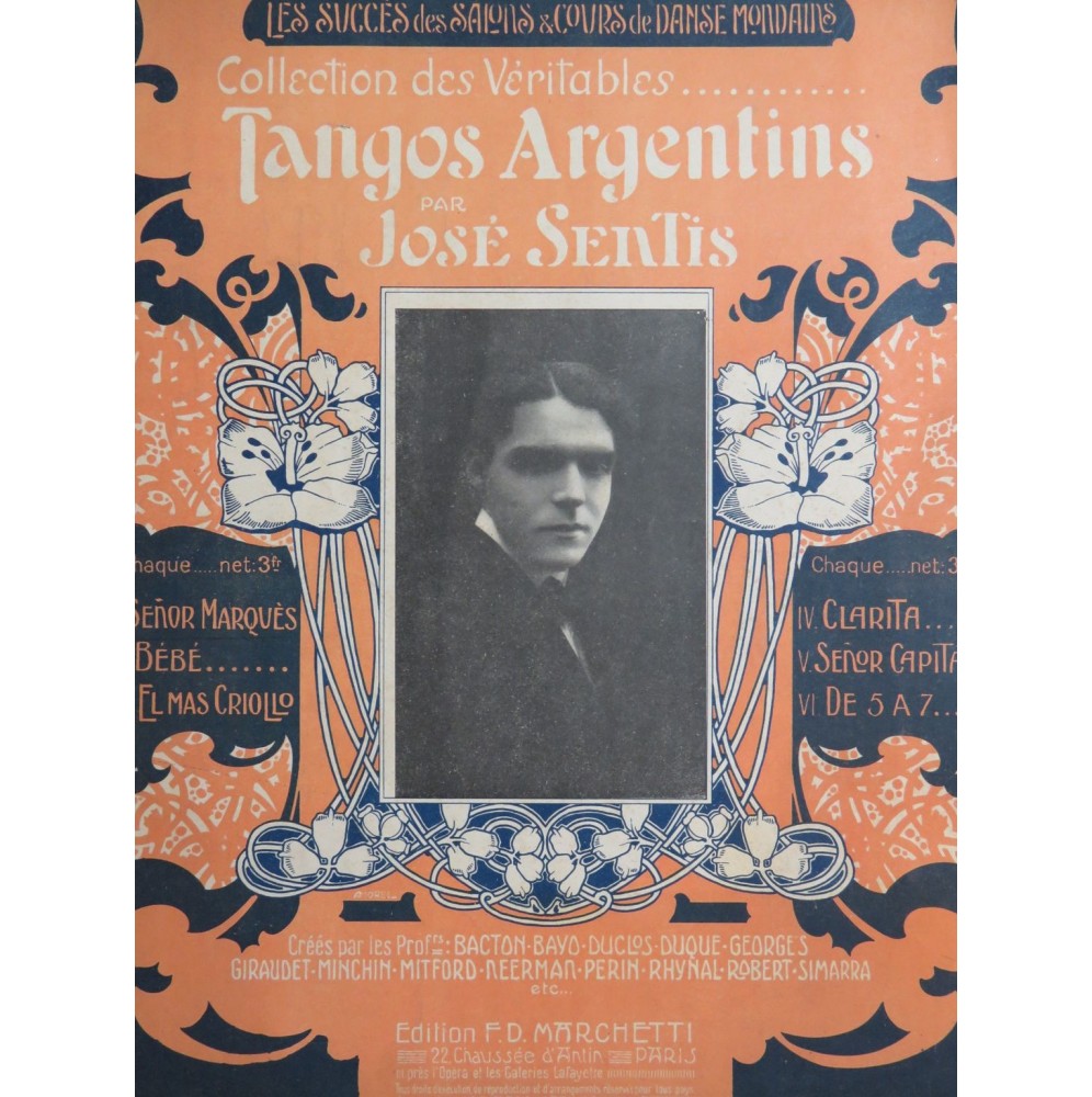 SENTIS José Arénas Piano 1920