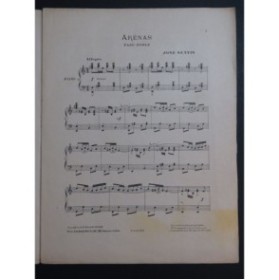 SENTIS José Arénas Piano 1920