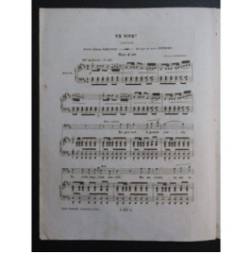 HENRION Paul Yo Viva Chant Piano 1848
