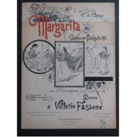 FASSONE Vittorio Margarita Chant Piano 1891