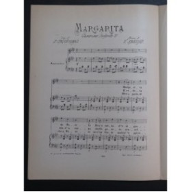 FASSONE Vittorio Margarita Chant Piano 1891