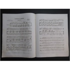 MASINI F. Le Pain de L'Enfant Chant Piano ca1840