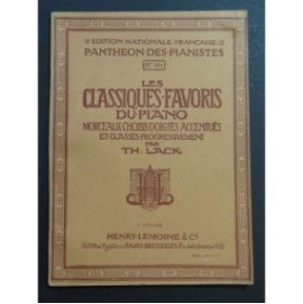 Les Classiques Favoris du Piano Morceaux Choisis Volume 2 Piano 1945