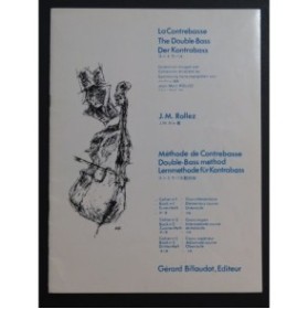 ROLLEZ J. M. Le Contrebassiste Virtuose Cahier No 1 Contrebasse 1980