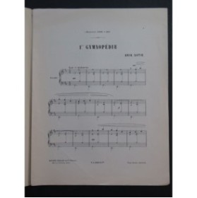 SATIE Erik Gymnopédie No 1 Piano