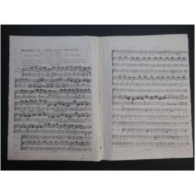 MÉHUL Ariodant Romance du Barde Chant Harpe ca1799