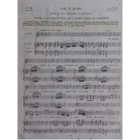 BERTON H. Duo d'Aline Chant Piano ou Harpe ca1820