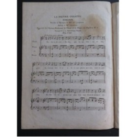 GEORGEON Htte. La Pauvre Colette Chant Piano ou Harpe ca1820