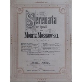 MOSZKOWSKI Moritz Serenata op 15 Piano ca1885