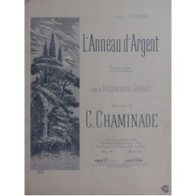 CHAMINADE Cécile L'Anneau d'Argent Chant Piano ca1892