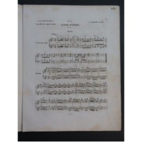 SCHUBERT Camille Elexir d'Amore Piano 4 mains ca1840