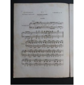 SCHUBERT Camille Elexir d'Amore Piano 4 mains ca1840