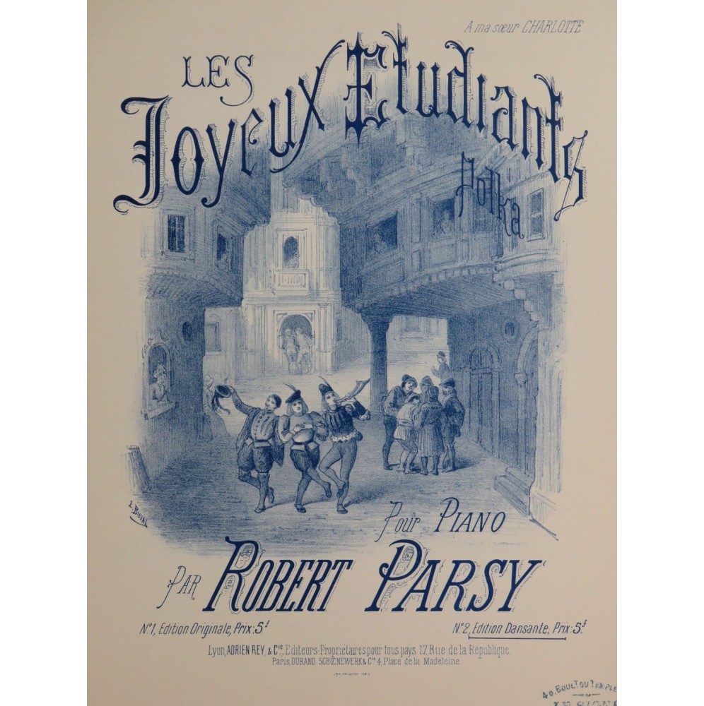 PARSY Robert Les Joyeux Etudiants Piano