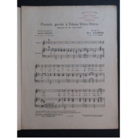 STAMPER Dave Prends garde à Tchou-Tchin-Tchou Chant Piano 1917