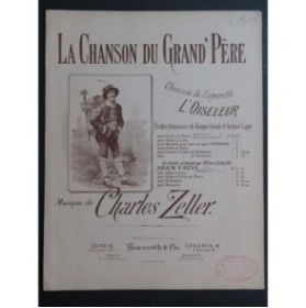 ZELLER Charles La Chanson du Grand Père Piano