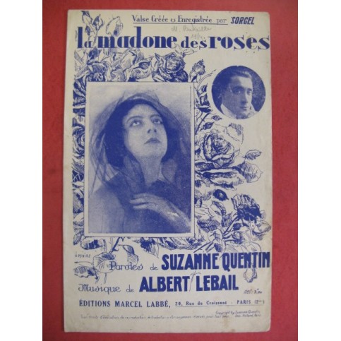 La Madone des Roses Albert Lebail 1927