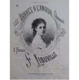 LIOUVILLE Frantz Les Arrhes à l'Amour Chant Piano XIXe siècle